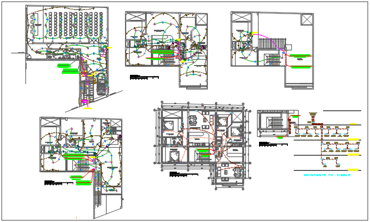 Electric plan detail dwg detail file - Cadbull