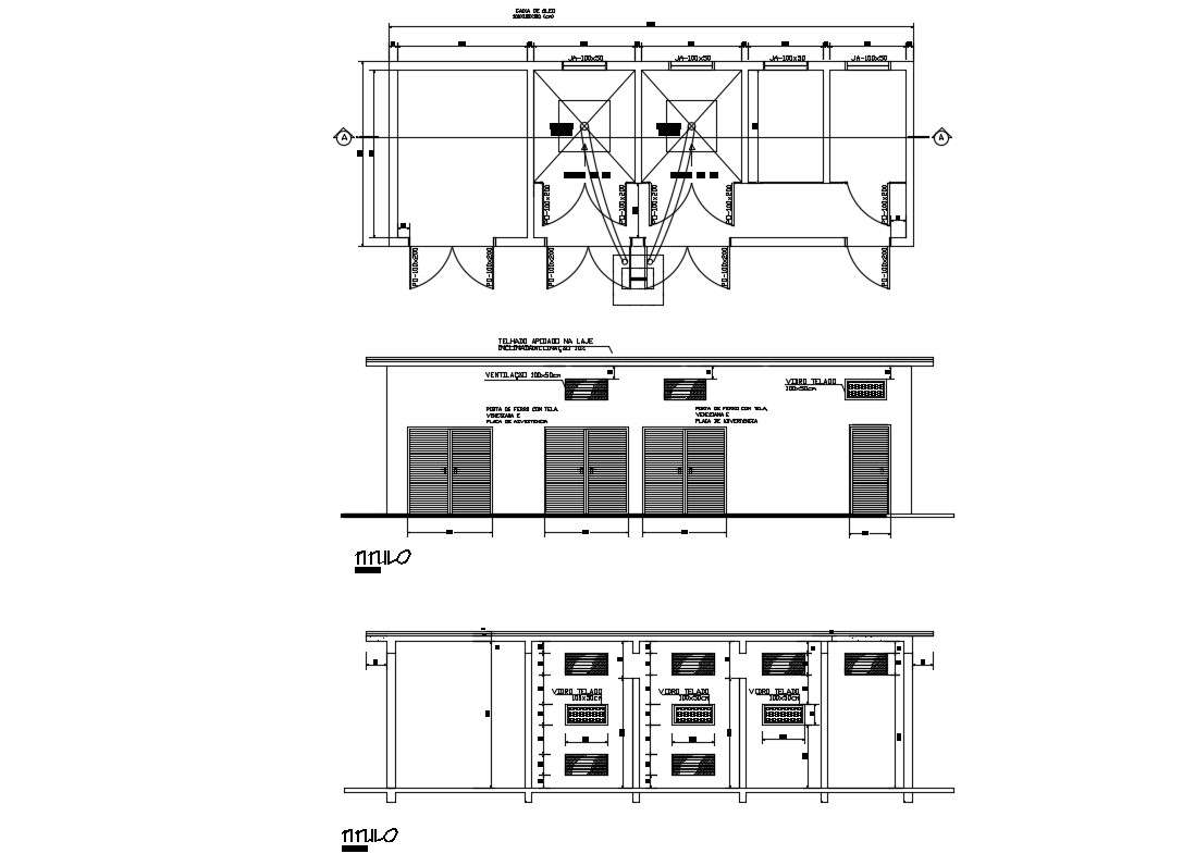 Electrical Room Design CAD Layout Plan - Cadbull