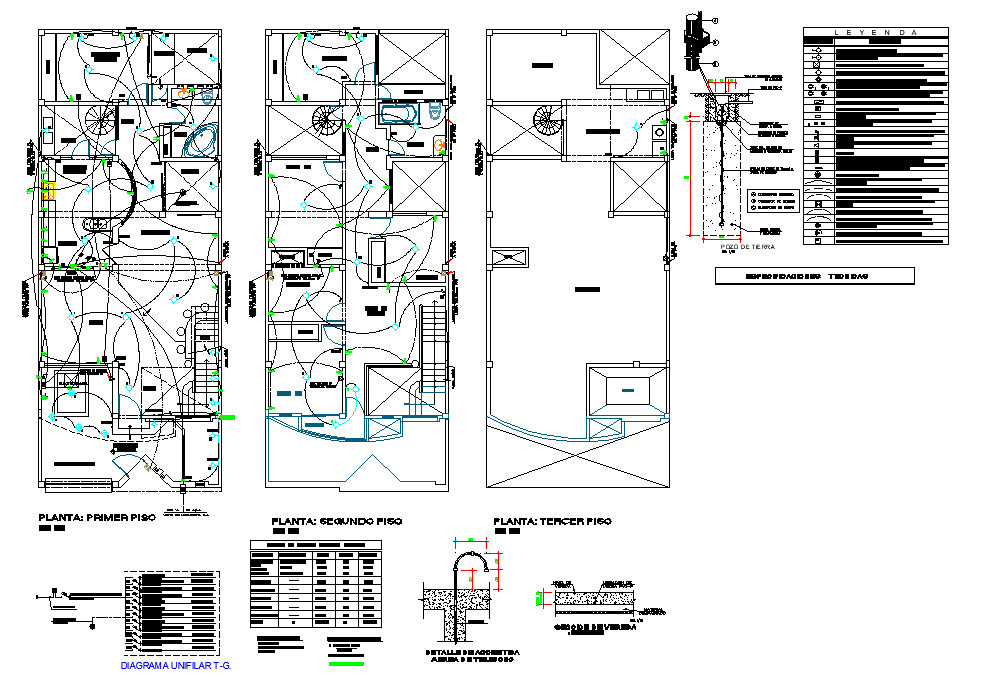 Electrical house plan layout file - Cadbull