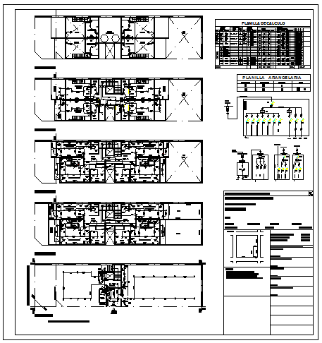 Electrical installation building design drawing - Cadbull