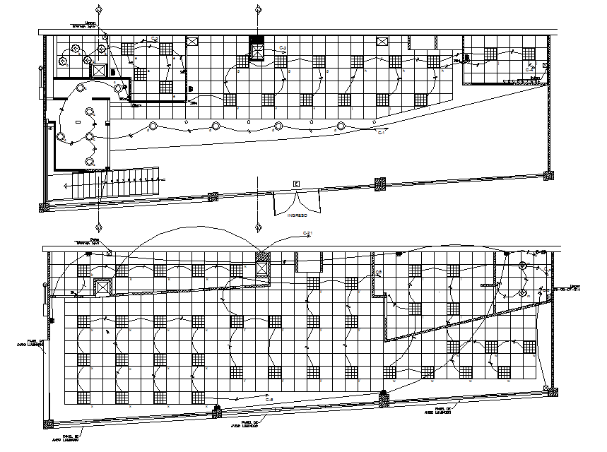 Electrical layout plan dwg file - Cadbull