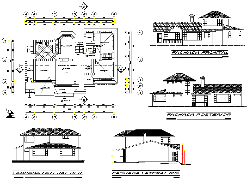 elevation-and-plan-housing-plan-detail-dwg-file-cadbull