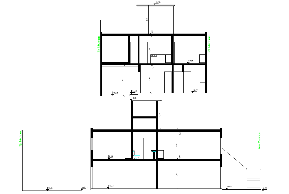 Elevation home plan detail dwg file - Cadbull