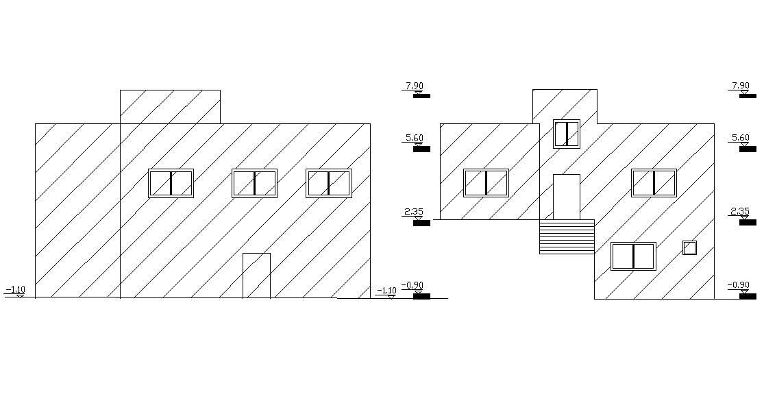 Elevation Layout Download CAD File - Cadbull