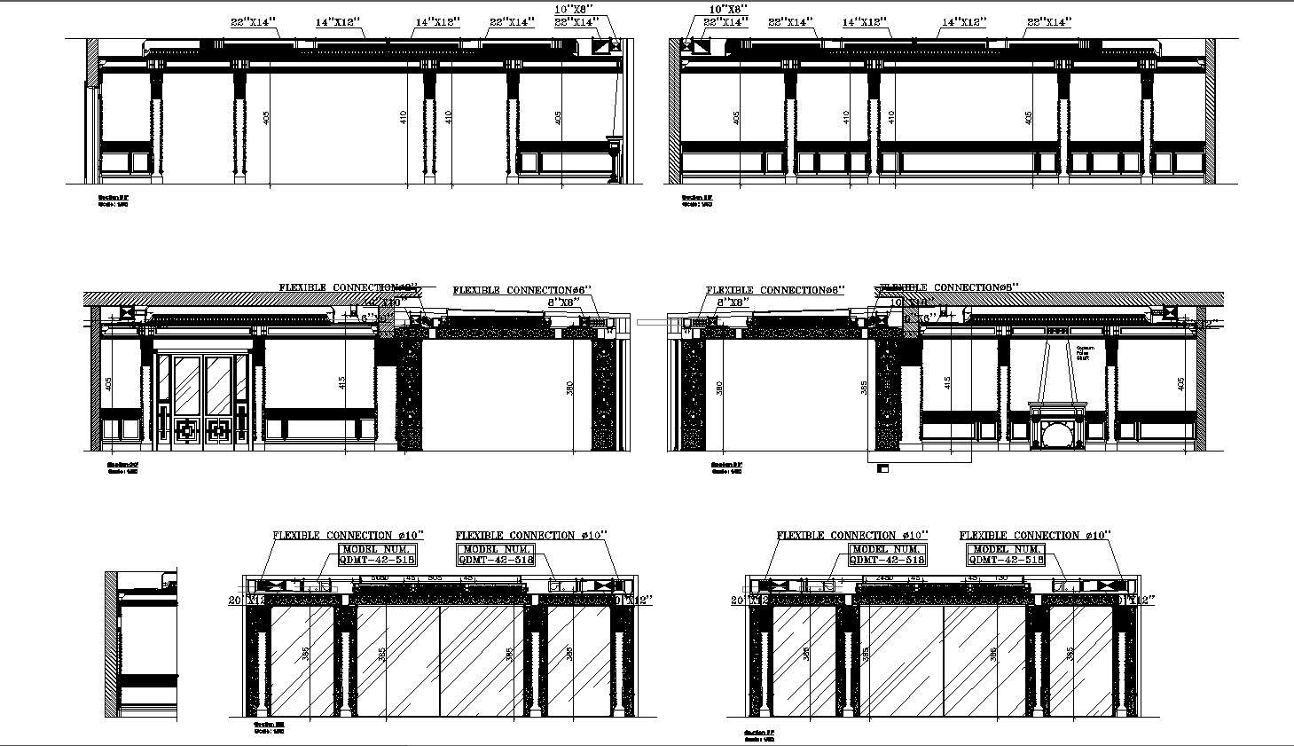 Entrance Door Elevation For Building Architectural CAD Drawing In DWG ...