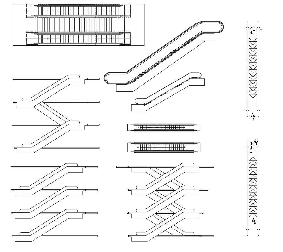 escalator-cad-blocks-in-autocad-2d-drawing-dwg-file-cad-file-cadbull