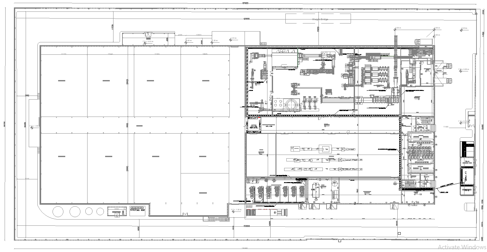 Factory Layout Plan Design AutoCAD DWG - Cadbull