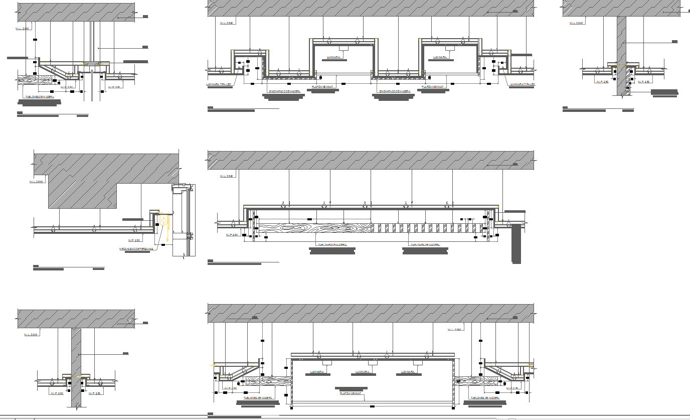 False Ceiling Design Cad Drawing 14x12  Plan n Design