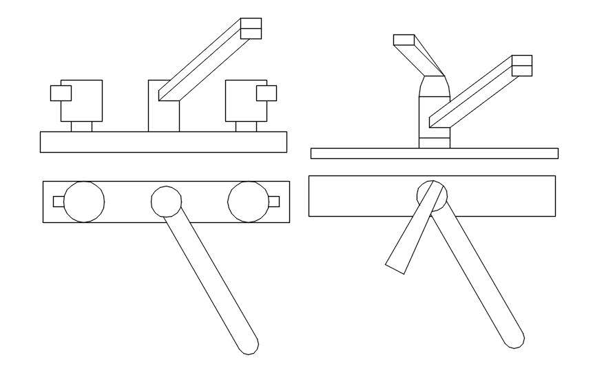 Faucet design in detail AutoCAD drawing, dwg file, CAD file - Cadbull