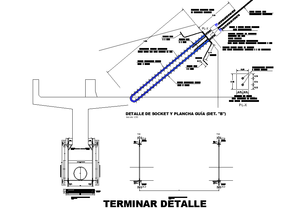 Finish Plan And Section Detail Dwg File Cadbull