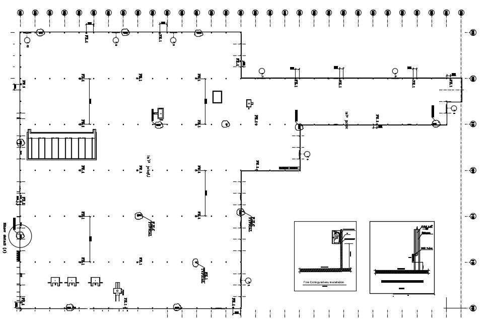 Fire Alarm Installation System Cad Plan Download Cadbull 2898