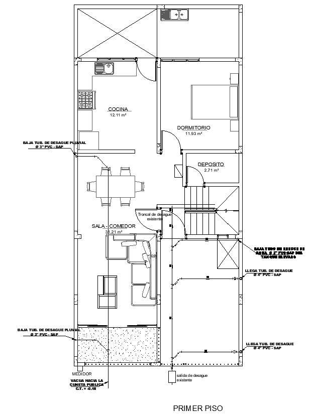 first-floor-plan-of-the-house-in-detail-autocad-2d-drawing-cad-file