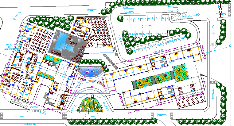 Five Star Hotel Architecture Design And Structure Details Dwg File - Cadbull