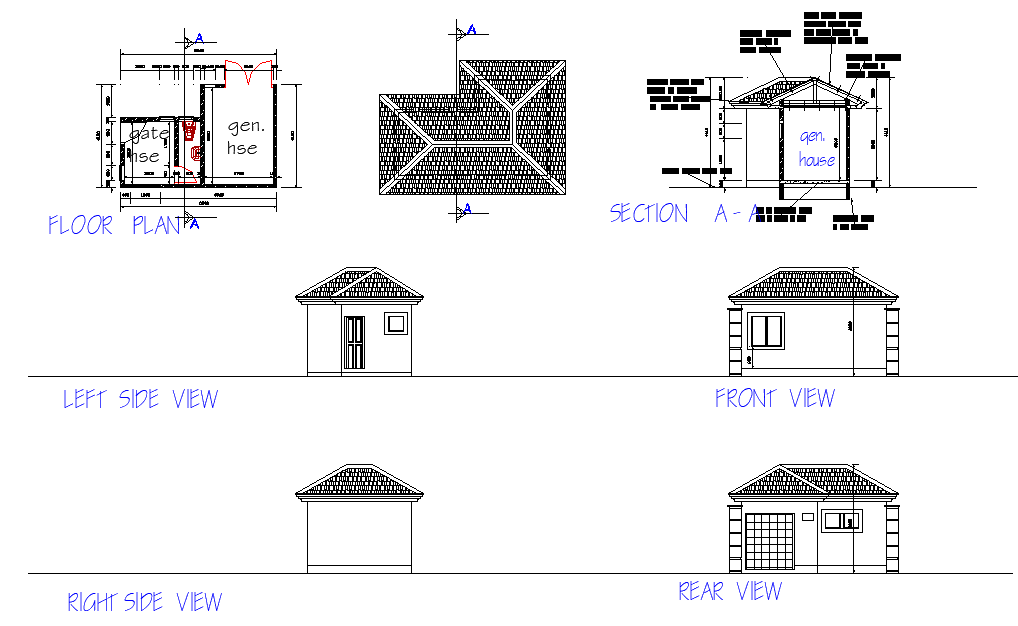 Floor layout plan autocad file - Cadbull