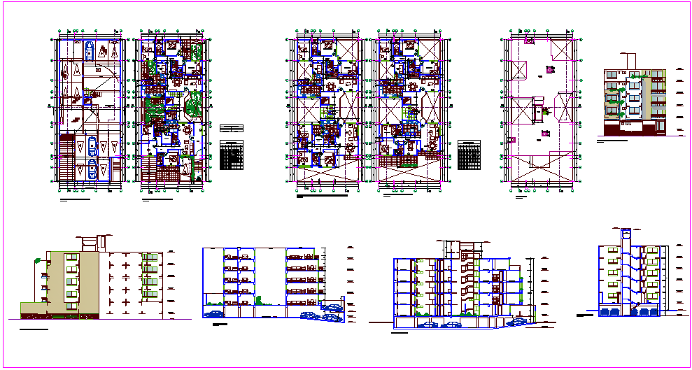 Floor Planelevation And Sectional View Of House Design Dwg File Cadbull Images And Photos Finder