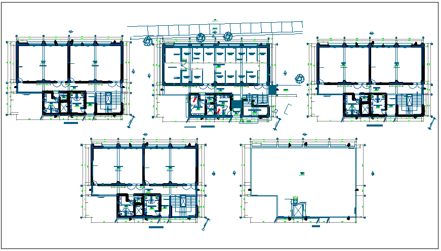 Floor plan for faculty of law dwg file - Cadbull