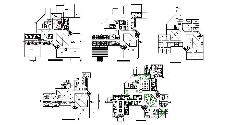 Floor Plan Of Eye Hospital With Detail Dimension In AutoCAD File Fri Jan 2019 11 00 19 