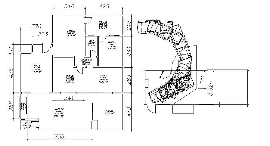 Floor Plan Design In AutoCAD File - Cadbull