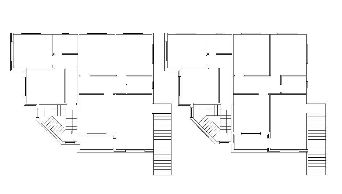 Floor Plan Residential House CAD File - Cadbull