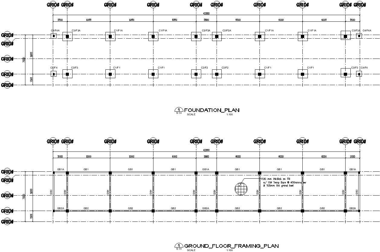 Floor Plan Of Residential Building Details Autocad File Cad Drawing