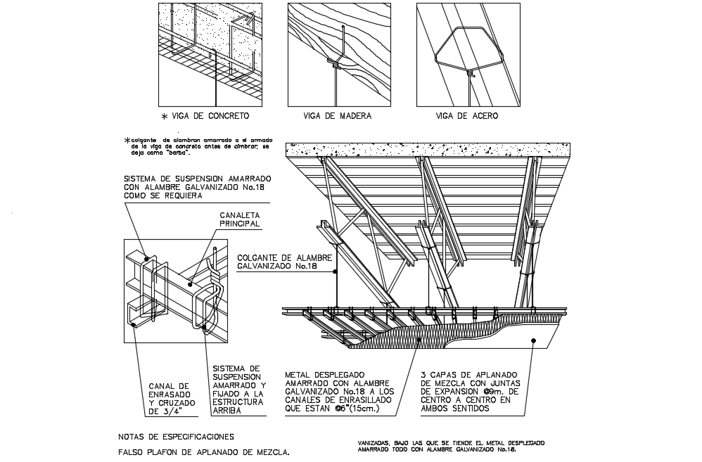 Florescent light mounting view with ceiling with structure isometric ...