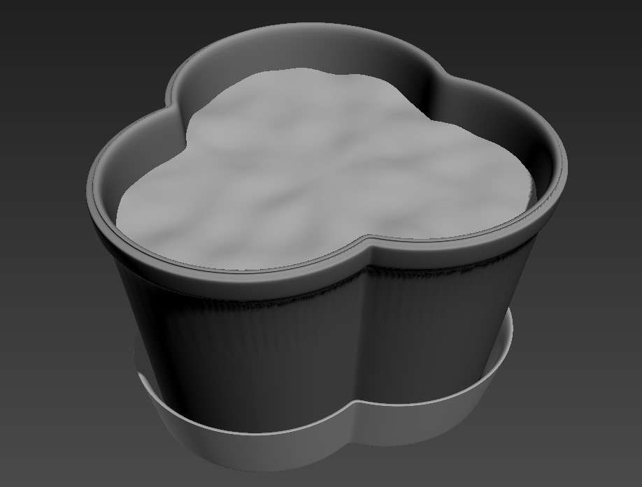 Flower Pot 3d Model Design Max File Cadbull