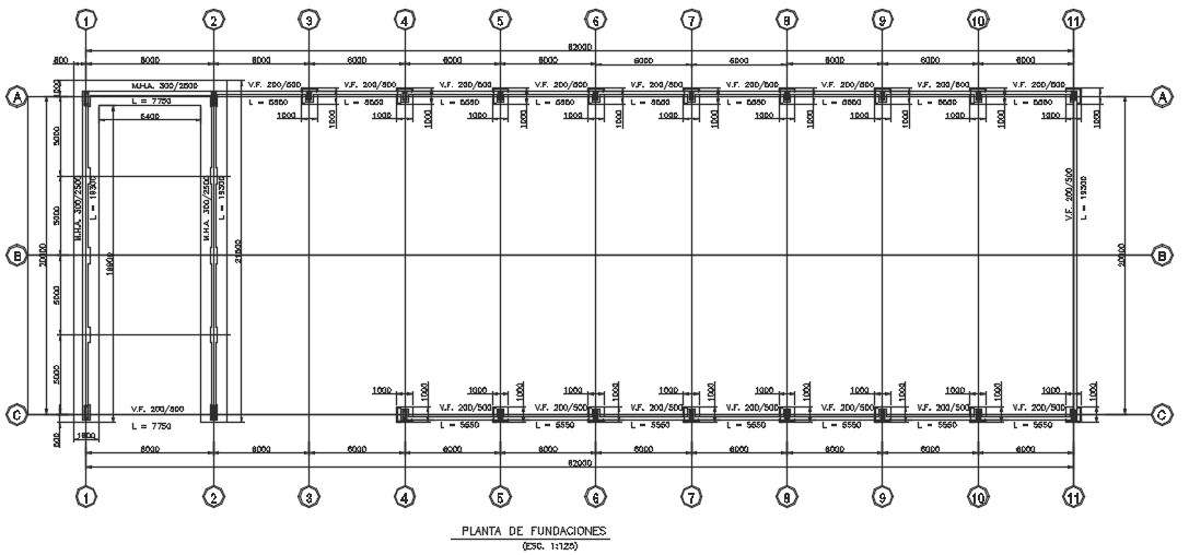 Foudetion plan - Cadbull