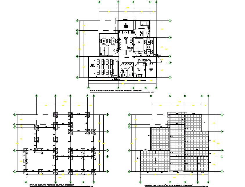 Foundation floor to ground floor detail - Cadbull