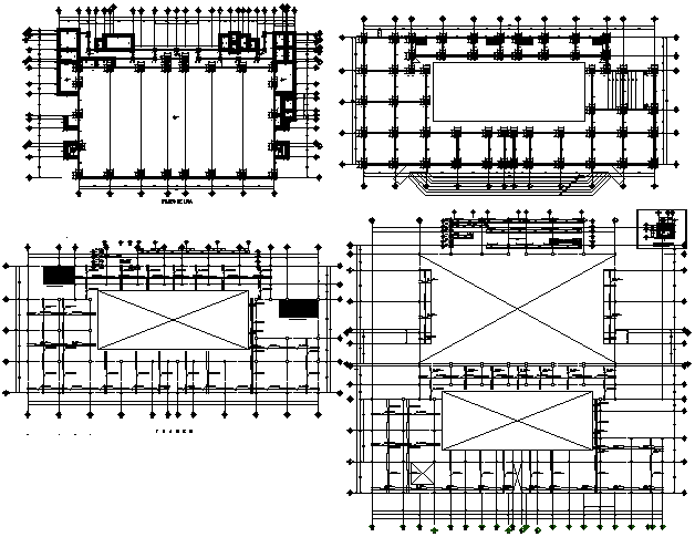 Foundation plan detail dwg file - Cadbull