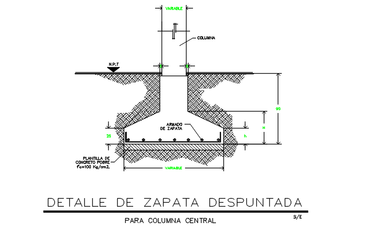 Foundation Plan Detail Dwg File Cadbull