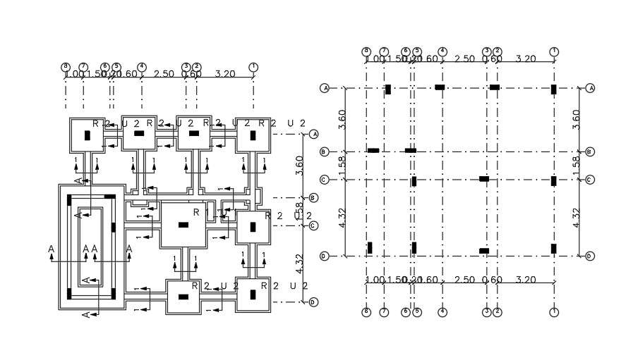 Foundation Plan AutoCAD Drawing DWG File - Cadbull