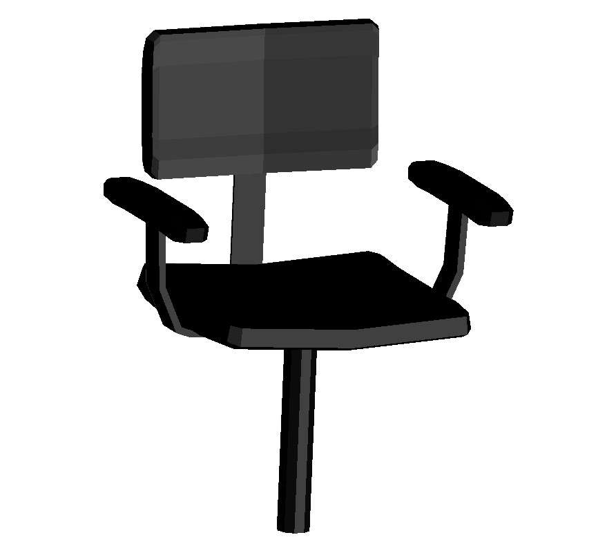 Free 3d Chair CAD Block - Cadbull