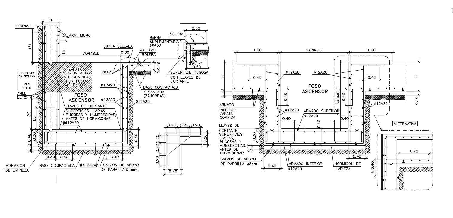 Free Construction Reinforcement Detailing DWG File - Cadbull