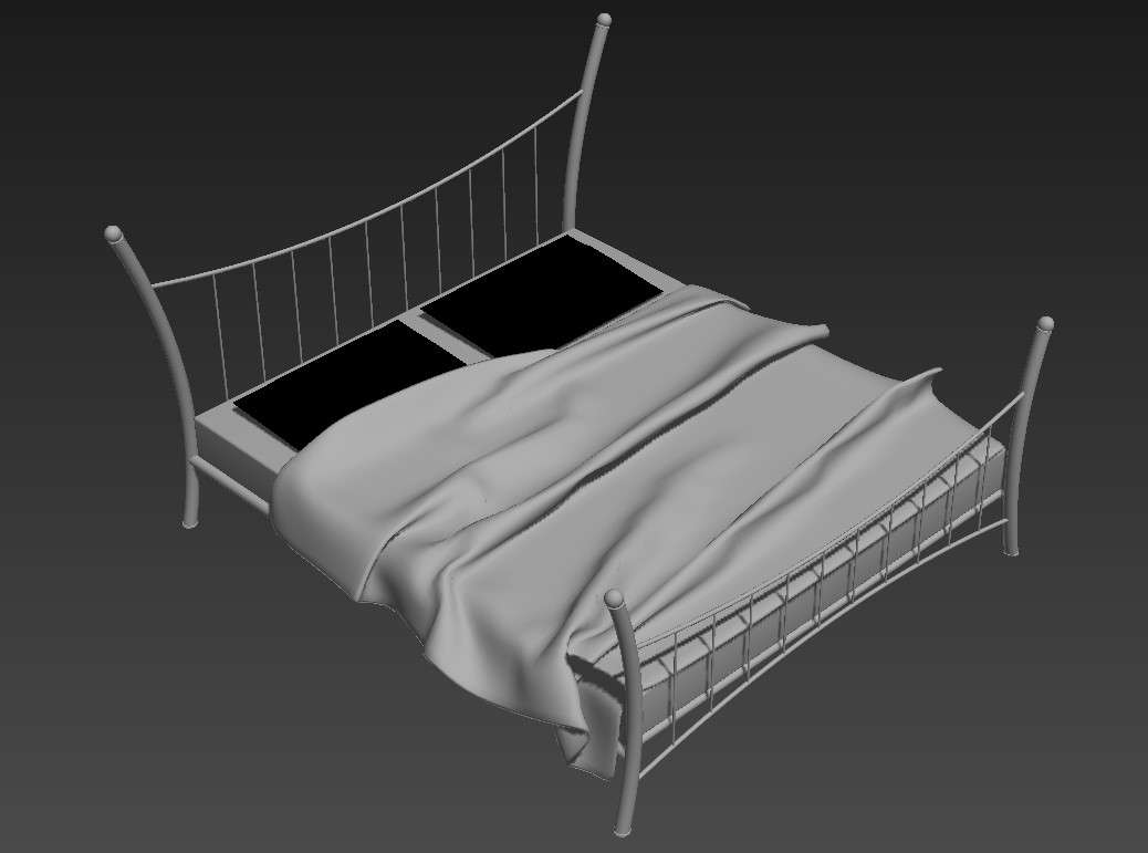 Free Download Bed Furniture Blocks Design 3ds Max File Cadbull