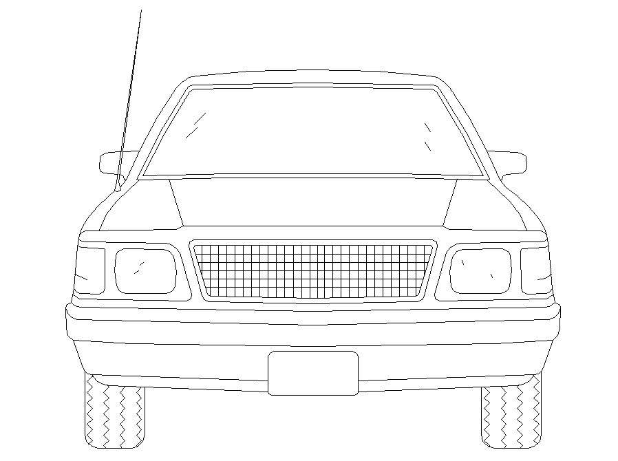 Free Download Car Block CAD Drawing - Cadbull