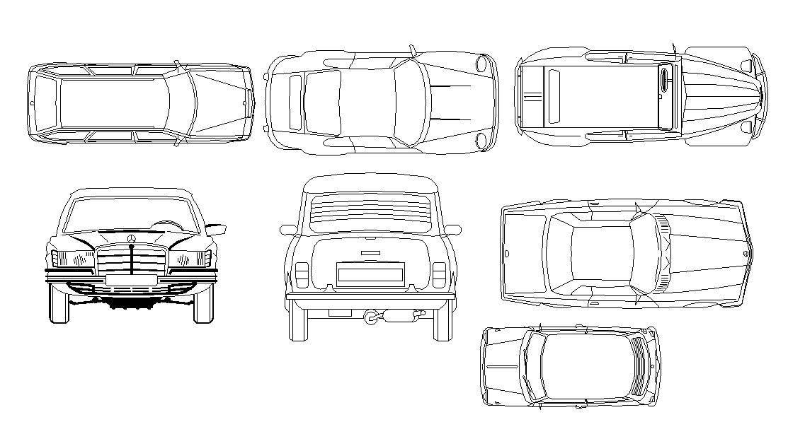 Free Download Car Elevation Design CAD Blocks - Cadbull