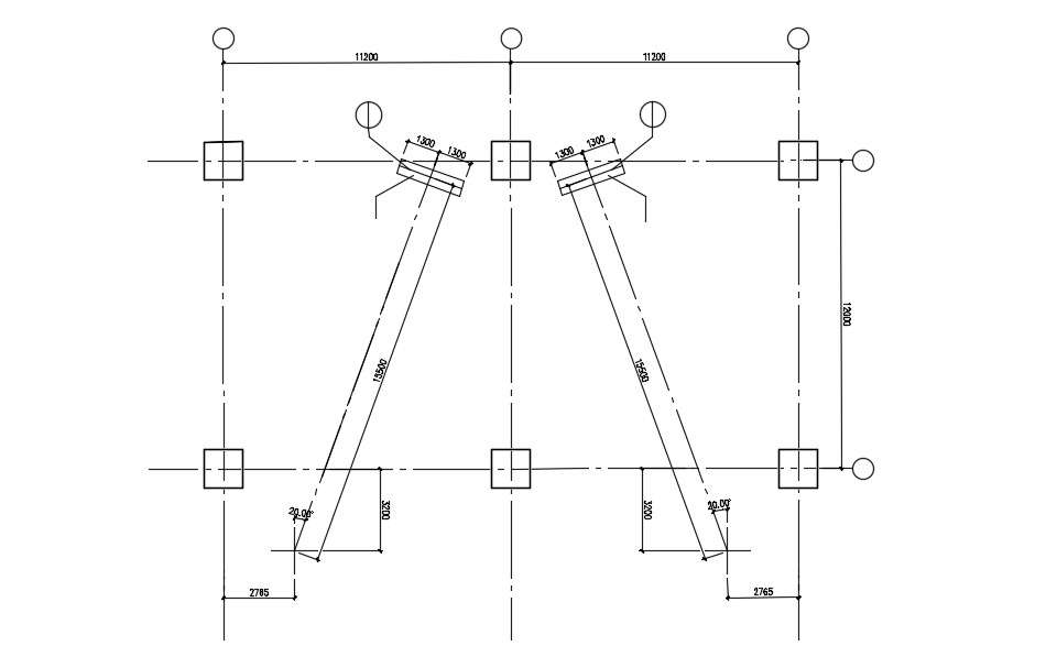 Free Download Column Plan AutoCAD Drawing - Cadbull