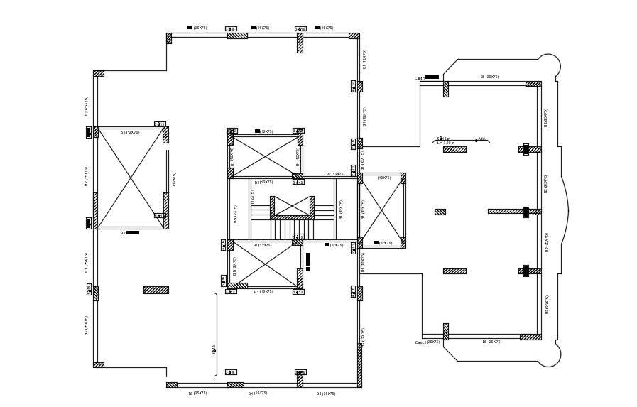 Free Download Commercial Building Column Layout Plan AutoCAD File - Cadbull