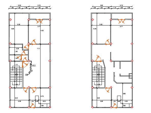 Free Download Home Plan Drawing - Cadbull