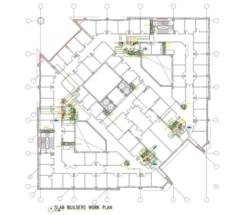 Free Download Slab On Grade Commercial plans AutoCAD File - Cadbull