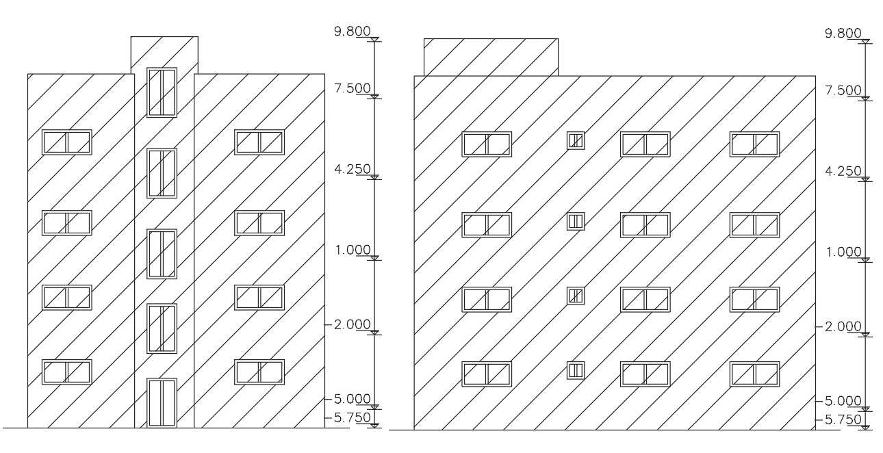 Free Apartment Side And Front Elevation Design DWG File - Cadbull