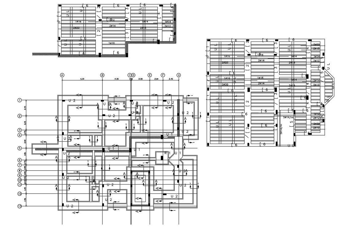 Free Column Footing And Salb Bar Structure Design - Cadbull