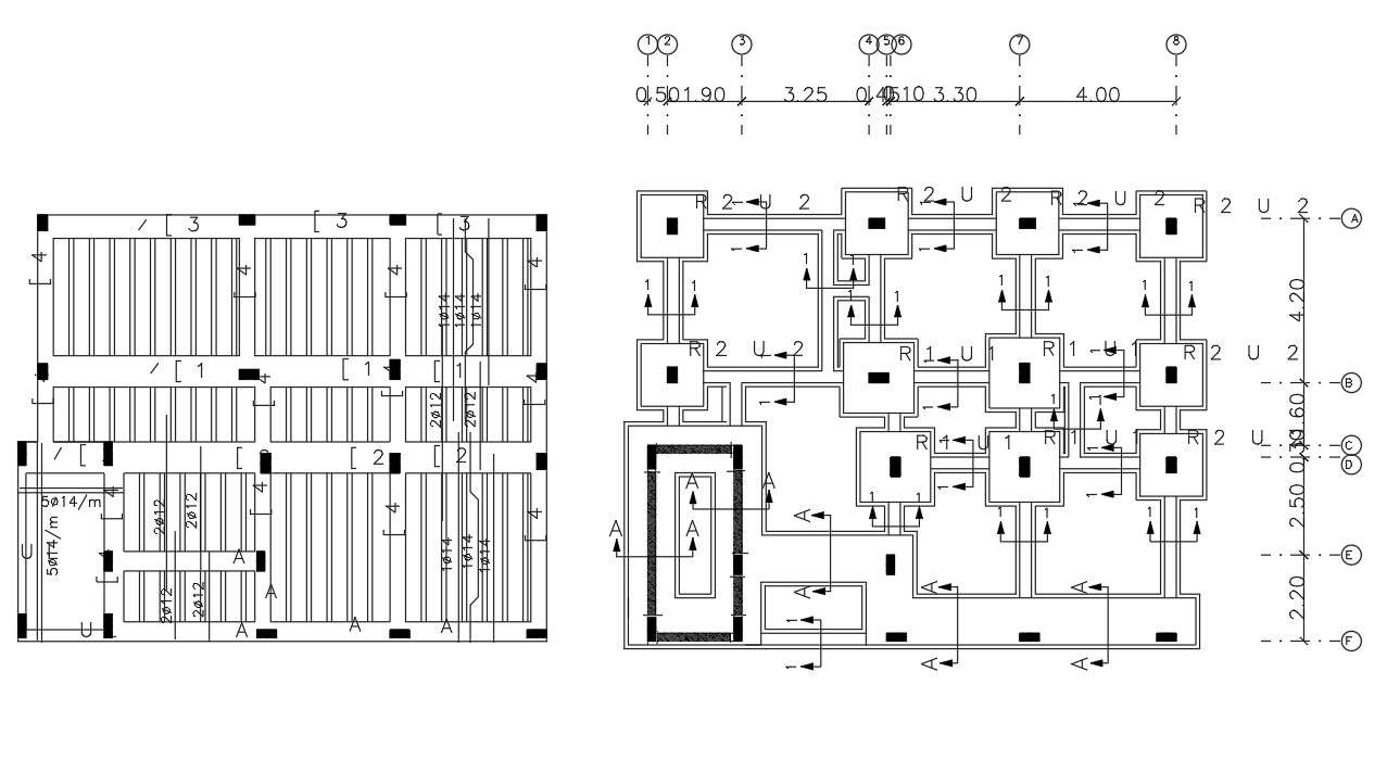 Free Download 1300 Sq FT House Construction Plan - Cadbull