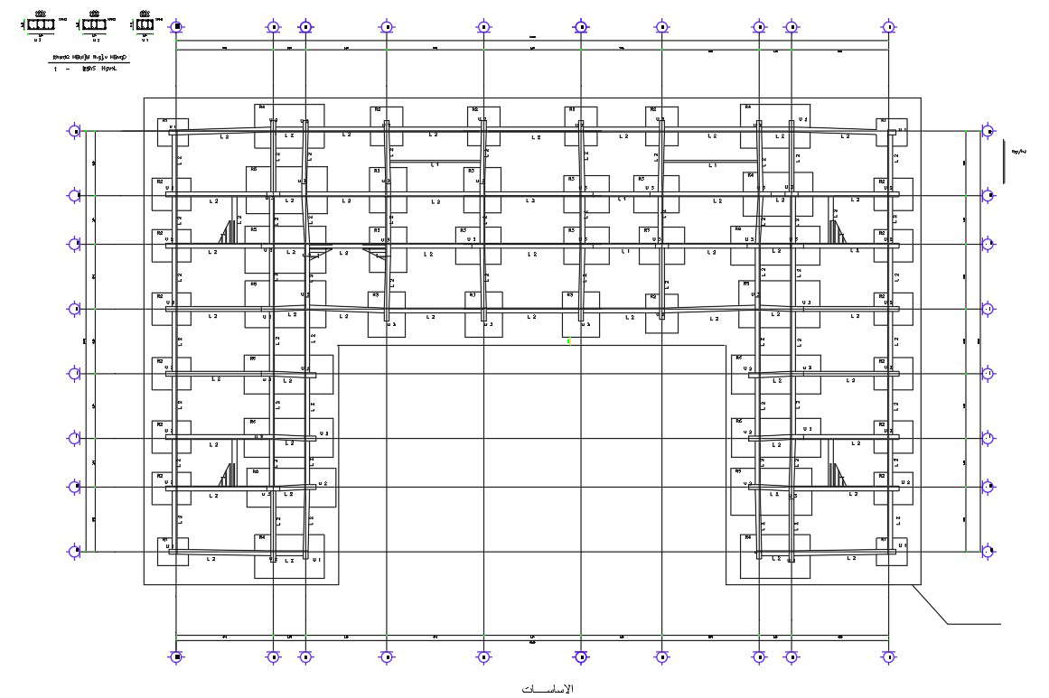 Column Footing Foundation With Center Line Plan Dwg F - vrogue.co