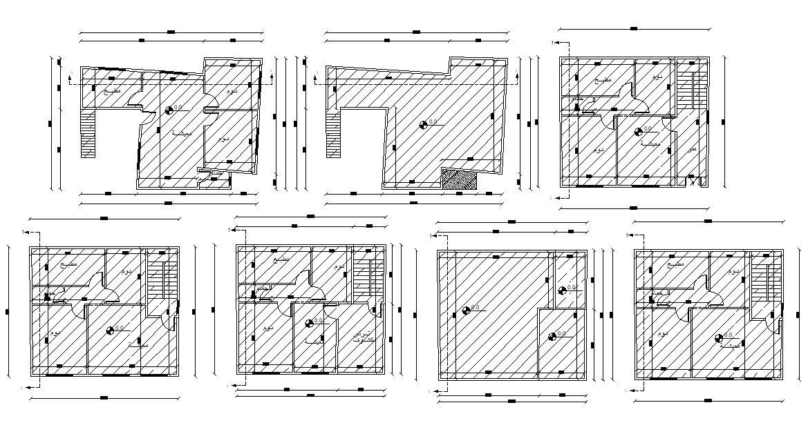 Free House Floor Plan Design AutoCAD File - Cadbull