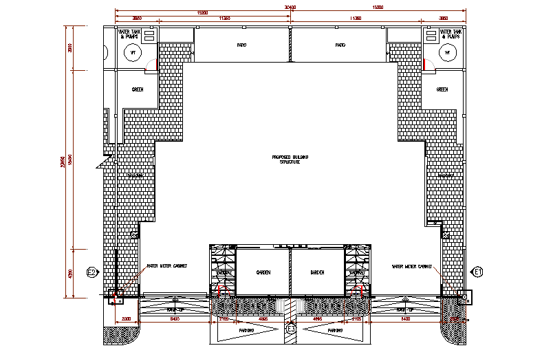 Boundary Wall Autocad Dwg File Cadbull Hot Sex Picture 1772