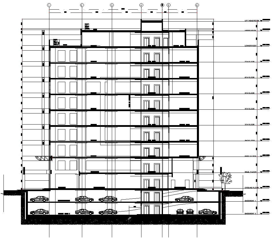 front-elevation-details-a-building-in-autocad-dwg-file-cadbull