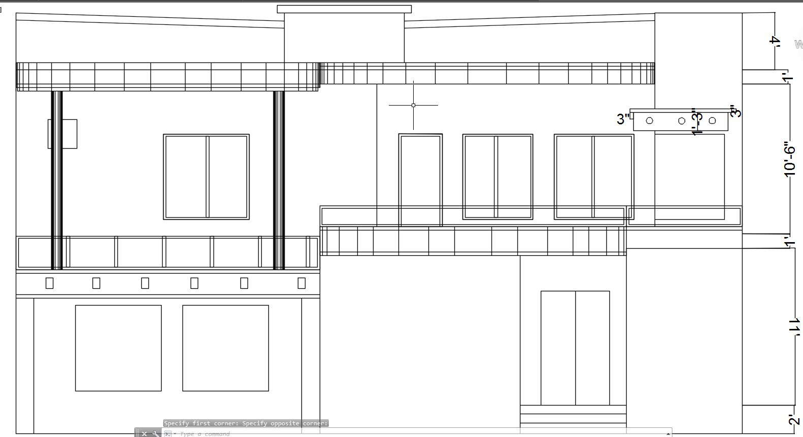 Front Elevation Of The House Design In Autocad Drawing Cad File Dwg File Cadbull