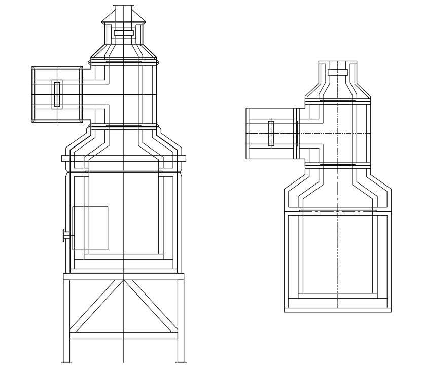 Detailed Drawing Of Incinerator In Autocad 2d Drawing Dwg File Cad ...