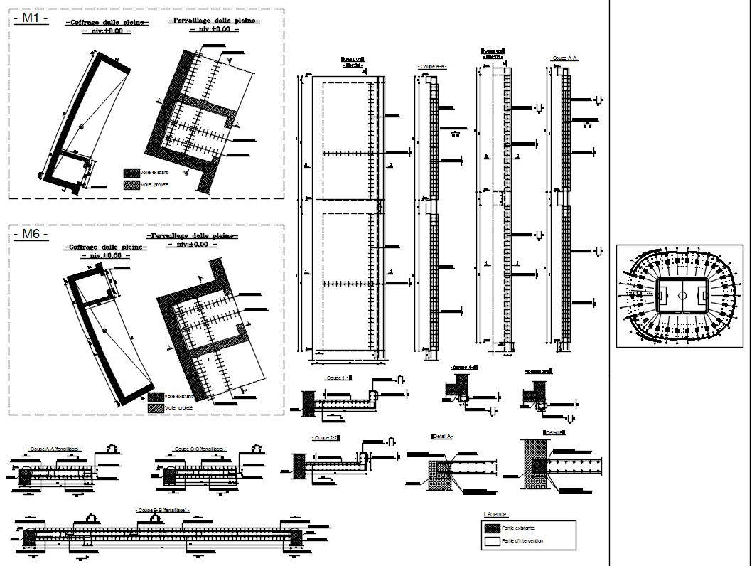 full-slab-formwork-wall-and-beam-section-design-in-autocad-2d-drawing